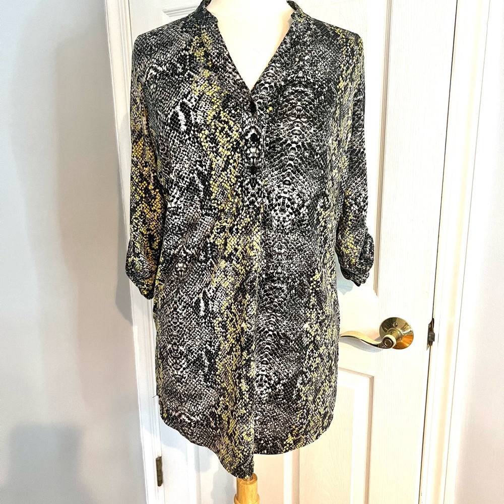 INC Snakeskin Blouse